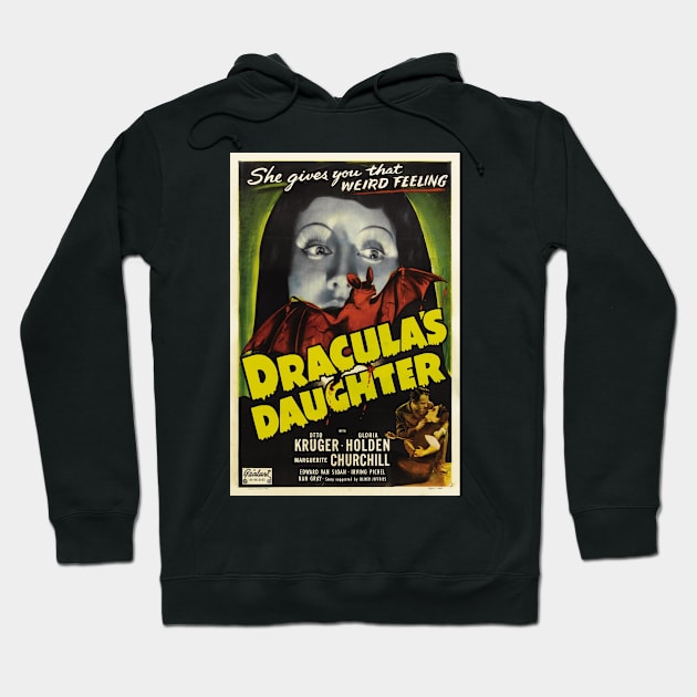 DRACULA'S DAUGHTER - Vampire - 1936 Hoodie by silentandprecodehorror